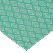 Nappe Motif vert stylisé de feuille (Angle)
