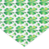Nappe Motif verte Shamrock (Angle)