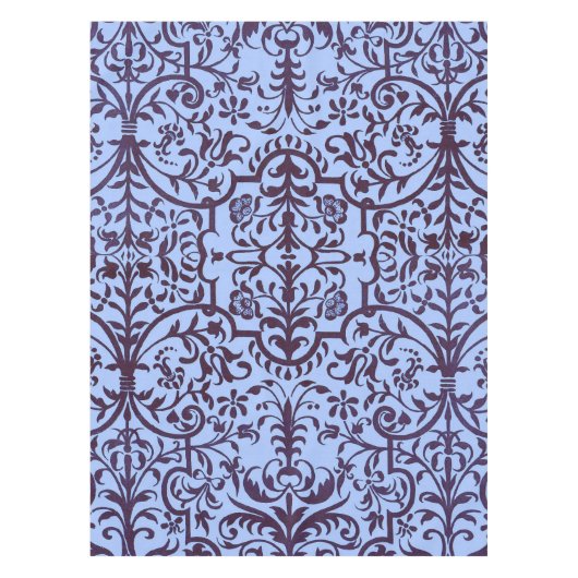 Nappe Motif victorien bleu (Devant)