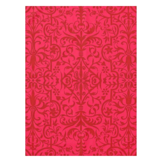 Nappe Motif victorien rouge (Devant)