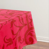 Nappe Motif victorien rouge (In Situ)
