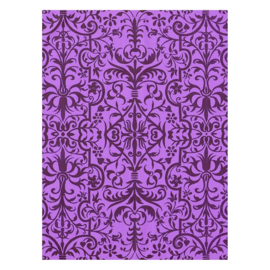 Nappe Motif victorien violet (Devant)