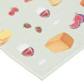 Nappe Motif Vin et Fromage (Angle)