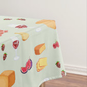 Nappe Motif Vin et Fromage (In Situ)