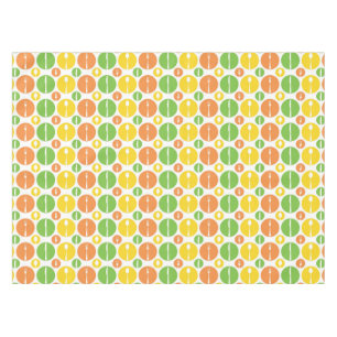 Nappe Motif vintage de couverts