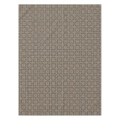 Nappe Motif vintage de damassé d'art, d'or (Devant)