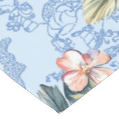 Nappe Motif vintage de fraises et fleurs (Angle)