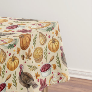 Nappe Motif vintage de la récolte de Thanksgiving Auto