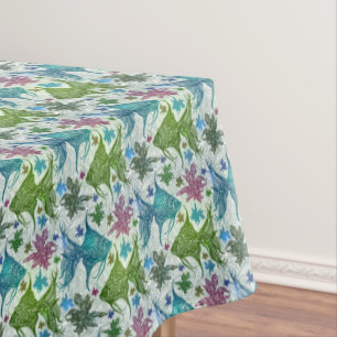 Nappe Motif vintage de poissons