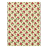 Nappe Motif vintage de rose rouge (Devant)