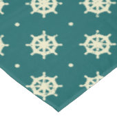 Nappe Motif vintage de roue de bateau (Angle)