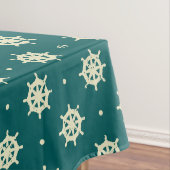 Nappe Motif vintage de roue de bateau (In Situ)