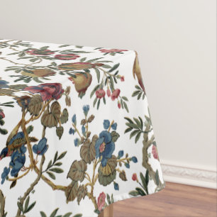 Nappe motif vintage D'Oiseaux Et De Grenade