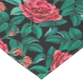 Nappe Motif vintage Red Roses (Angle)