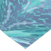 Nappe Motif X Turquoise pointillé (Angle)