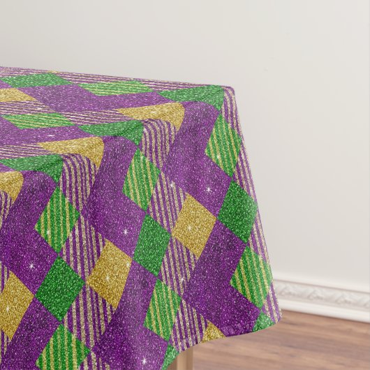 Nappe Motif Zig Zag Mardi Gras (In Situ)