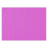 Nappe Motif zigzag à rayures roses (Devant (Horizontal))
