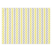 Nappe Motif Zigzag, Motif Chevron, Jaune, Gris (Devant (Horizontal))