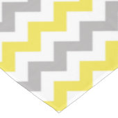 Nappe Motif Zigzag, Motif Chevron, Jaune, Gris (Angle)