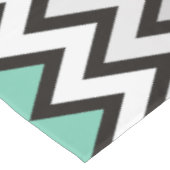 Nappe Motif ZIGZAG - noir blanc gris + votre idée (Angle)
