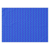 Nappe Motif zigzag rayures bleues (Devant (Horizontal))