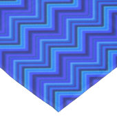 Nappe Motif zigzag rayures bleues (Angle)