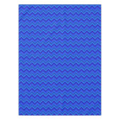Nappe Motif zigzag rayures bleues (Devant)
