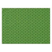 Nappe Motifs géométriques verts élégants (Devant (Horizontal))