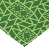 Nappe Motifs géométriques verts élégants (Angle)