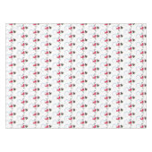 Nappe Motoneige aquarelle Festive Xmas mignon hiver (Devant (Horizontal))