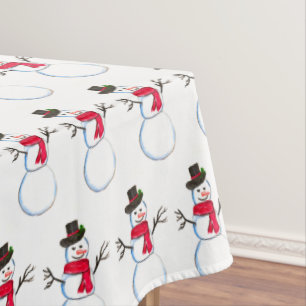 Nappe Motoneige aquarelle Festive Xmas mignon hiver