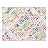 Nappe Mots fitness (Devant (Horizontal))