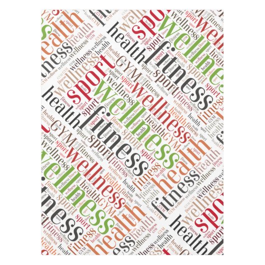 Nappe Mots fitness (Devant)