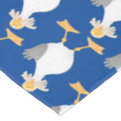 Nappe Mouette drôle avec frites dessin animé (Angle)