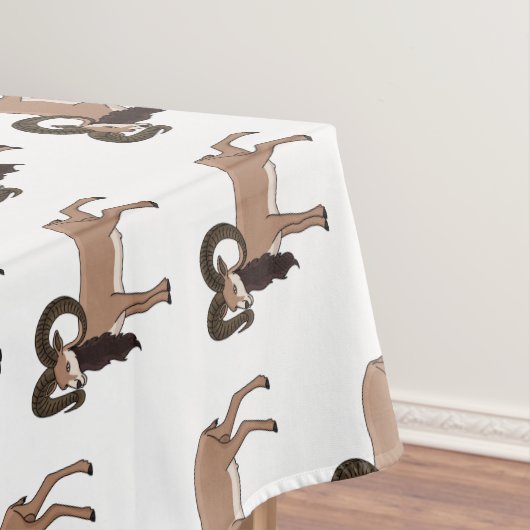 Nappe Mouflon goat illustration  (In Situ)