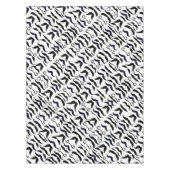 Nappe Moustache noir et blanc N'importe quelle couleur A (Devant)