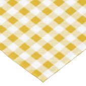 Nappe Moutarde rustique Jaune En vichy Buffalo Plaid (Angle)