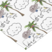 Nappe Mouton Blanc Nuages Sombrero (Angle)