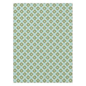 Nappe Moyenne du siècle bleu Sage vert Festif Géométriqu (Devant)