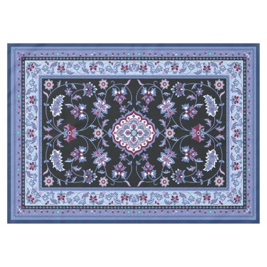 Nappe Moyenne Moquette bleue Persique (Devant (Horizontal))