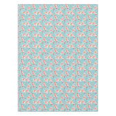 Nappe multi bleue de Santa de Flamant rose (Devant)