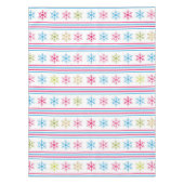 Nappe Multi-color snowflakes (Devant)