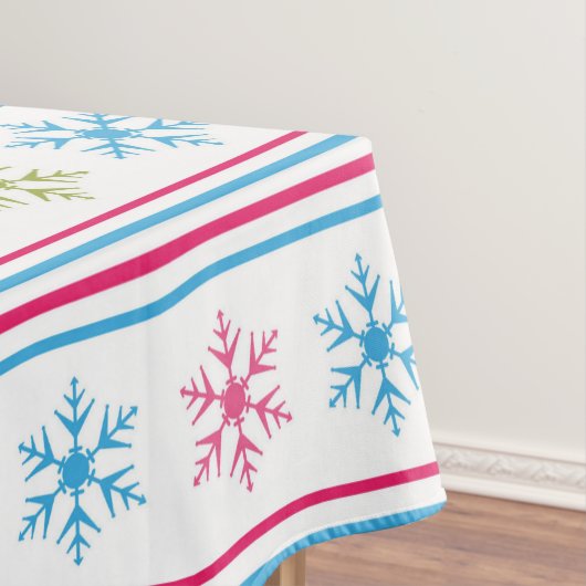 Nappe Multi-color snowflakes (In Situ)