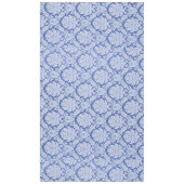 Nappe Multi-Size bleu de classique de damassé (Devant)