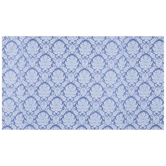 Nappe Multi-Size bleu de classique de damassé (Devant (Horizontal))