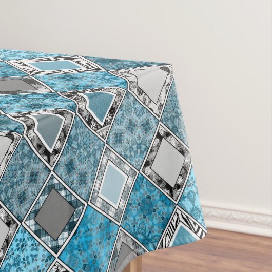 Nappe Multicolore, rustique, patchwork, patchwork (In Situ)