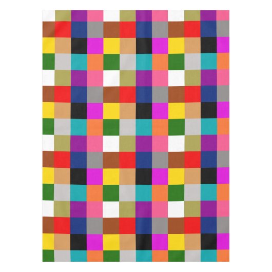 Nappe Multicolored Bold Color Blocks Design  (Devant)