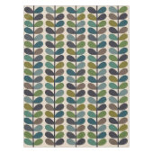 Nappe Multicouleur moderne à plusieurs tiges kingfischer (Devant)