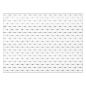 Nappe Musique Motif Melting Treble Clef noir et blanc (Devant (Horizontal))