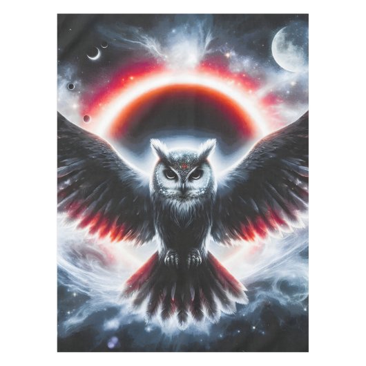 Nappe Mystical Cosmic Celestial Owl (Devant)
